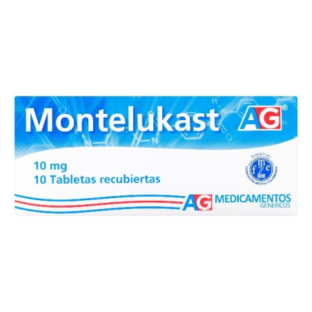 MONTELUKAST 10 MG 10 TABLETAS RECUBIERTAS AMERICAN GENERICS