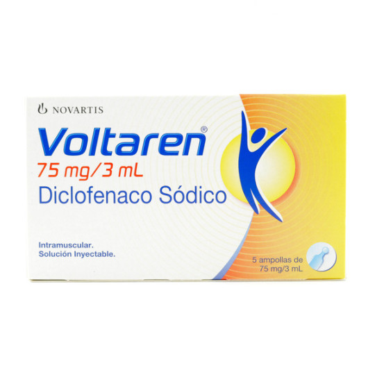 VOLTAREN 75MG/3ML 5 AMPOLLAS