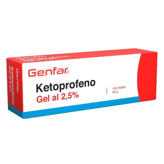 KETOPROFENO GEL TOPICO 60 G GENFAR