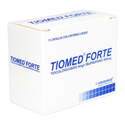 TIOMED FORTE 4/400MG 15 CAPSULAS BLANDAS
