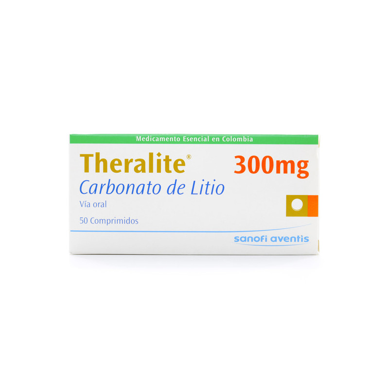 THERALITE 300 MG 50 TABLETAS