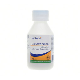 DICLOXACILINA SUSPENSION ORAL 250M/G5ML 80 ML LA SANTE
