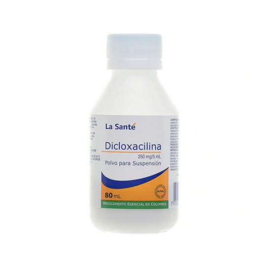 DICLOXACILINA SUSPENSION ORAL 250M/G5ML 80 ML LA SANTE