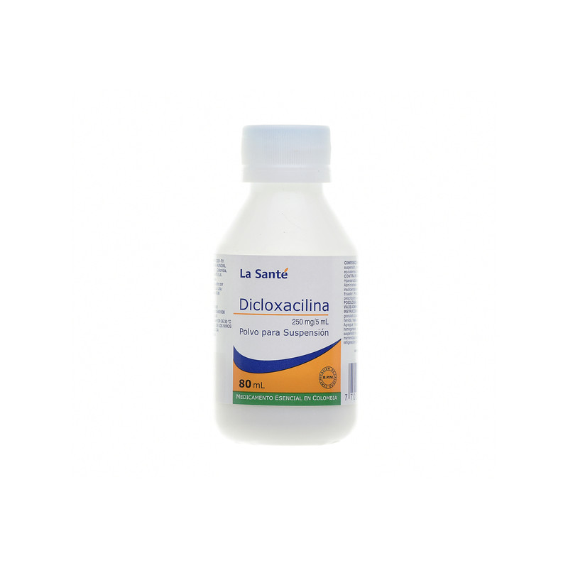 DICLOXACILINA SUSPENSION ORAL 250M/G5ML 80 ML LA SANTE