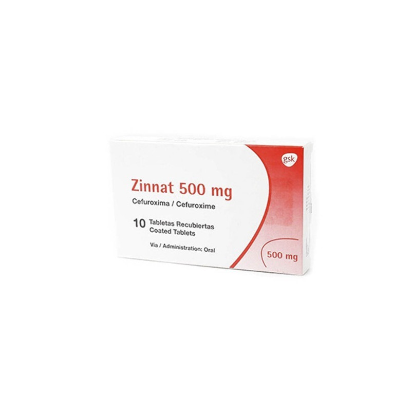 ZINNAT 500 MG 10 TABLETAS