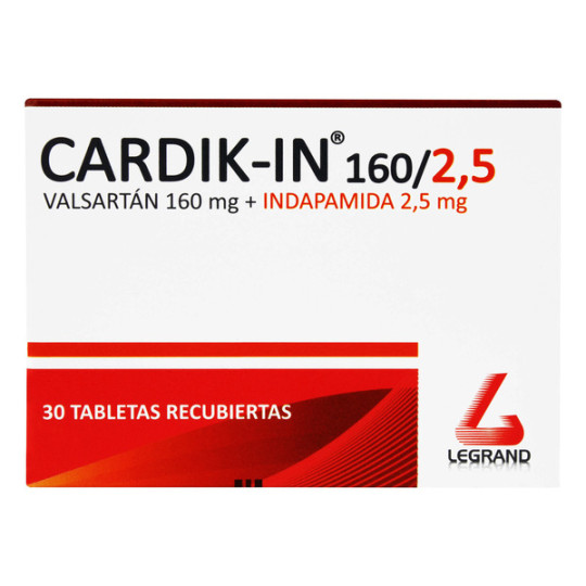 CARDIK IN 160/2,5MG 30 TABLETAS