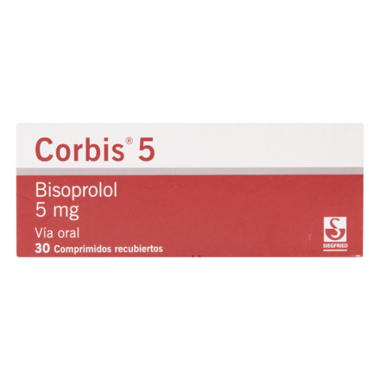 CORBIS 5 MG 30 COMPRIMIDOS