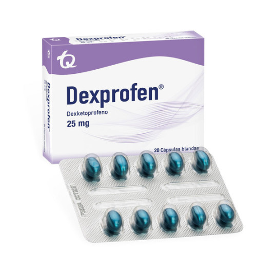 DEXPROFEN 25 MG 20 CAPSULAS BLANDAS