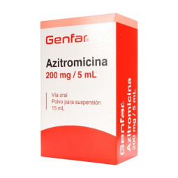 AZITROMICINA 500 MG 3 TABLETAS RECUBIERTAS GENFAR