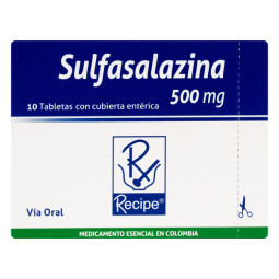 SULFASALAZINA 500 MG 10 TABLETAS CON CUBIERTA ENTERICA RECIPE
