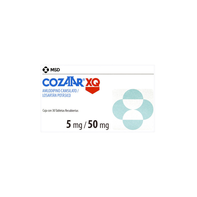 COZAAR XQ 50/5MG 30 TABLETAS