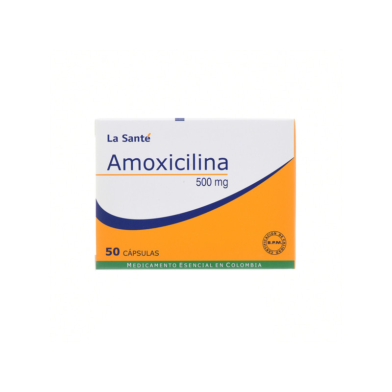 AMOXICILINA 500 MG 50 CAPSULAS LA SANTE