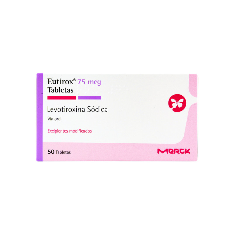 EUTIROX 75 MCG 50 TABLETAS
