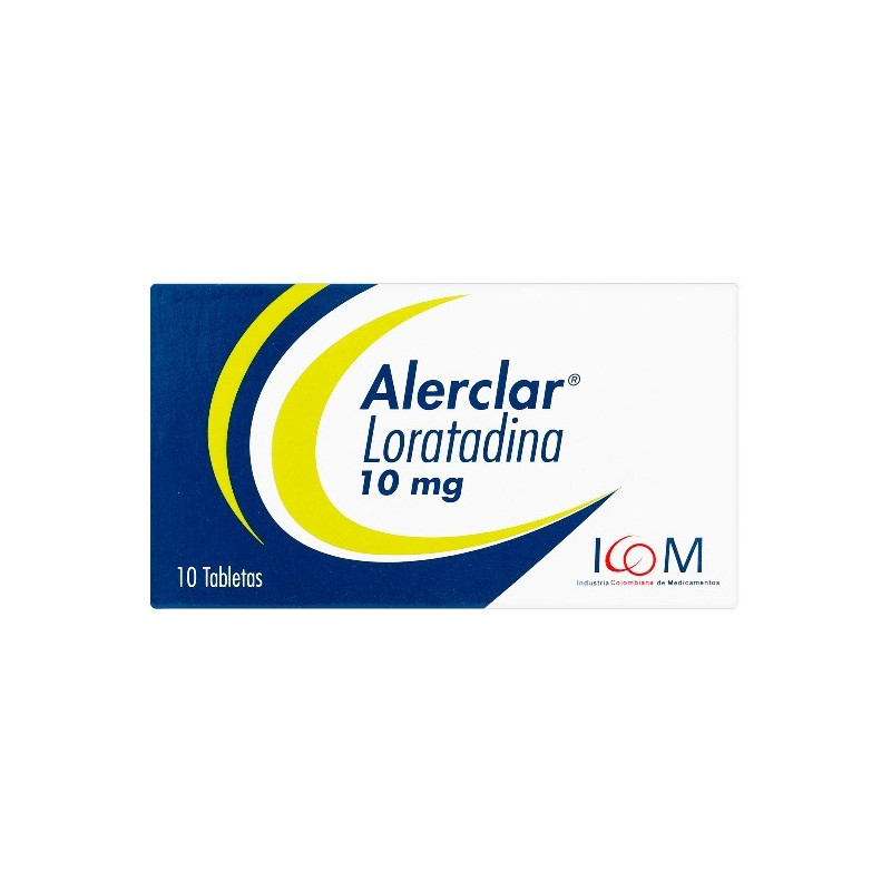 ALERCLAR 10 MG 10 TABLETAS