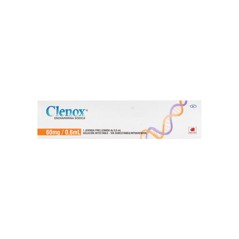 CLENOX 60MG/0.6ML 1 AMPOLLA PRELLENADA