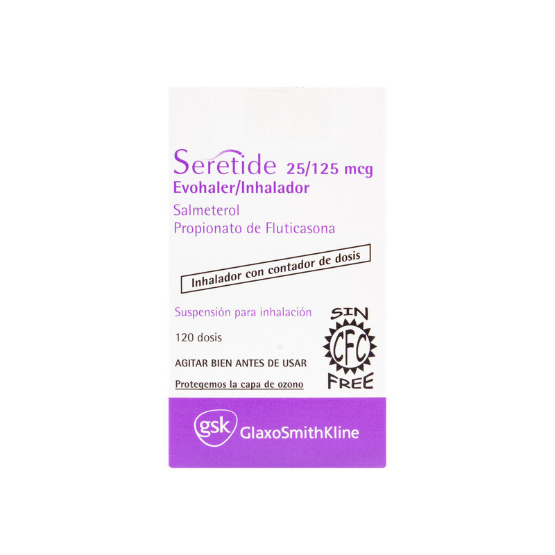 SERETIDE 25/125 MCG 120 DOSIS