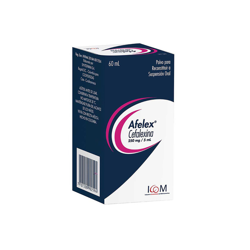 AFELEX SUSPENSION ORAL 250MG/5ML 60 ML
