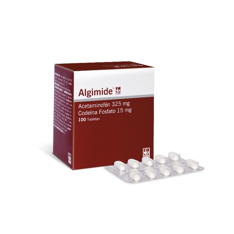 ALGIMIDE 325/15MG 100 TABLETAS