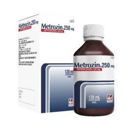 METROZIN SUSPENSION ORAL 120 ML
