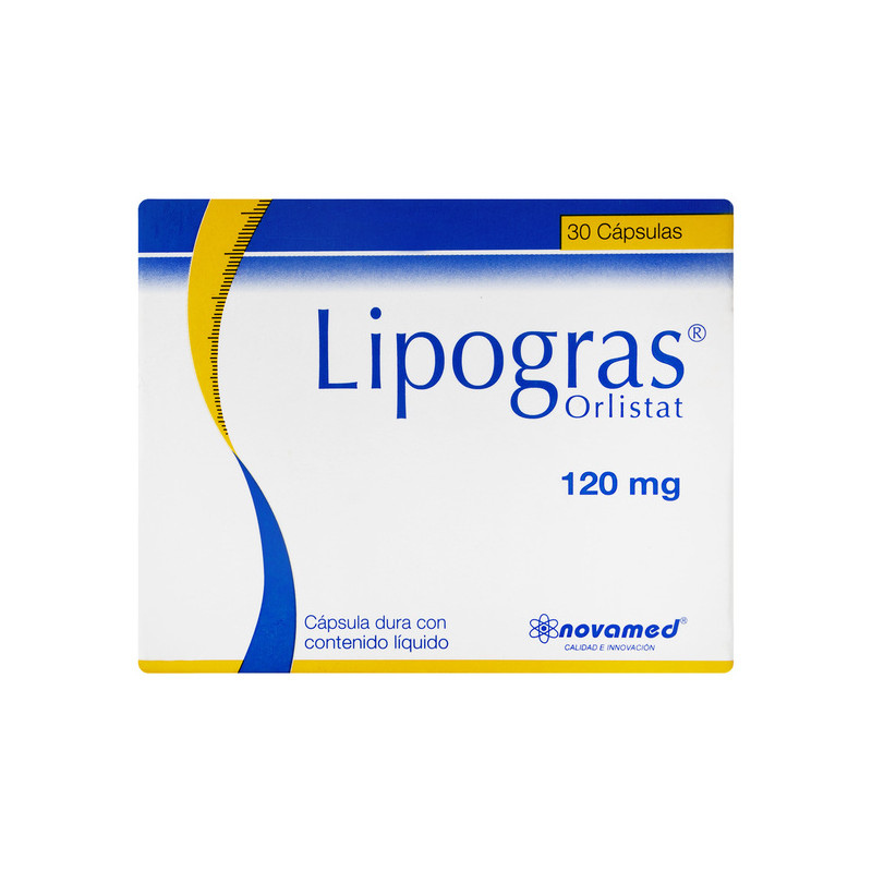 LIPOGRAS 120 MG 30 CAPSULAS DURAS