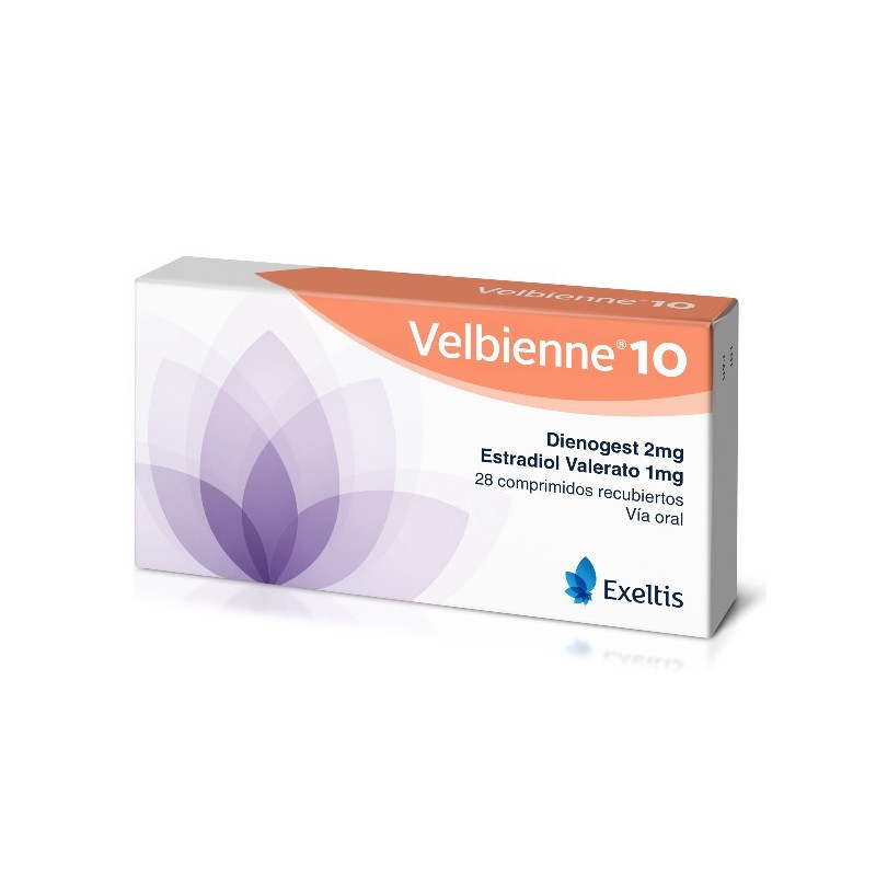 VELBIENNE 10 2/1MG 28 COMPRIMIDOS RECUBIERTOS