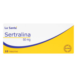 SERTRALINA 50 MG 10 TABLETAS LA SANTE