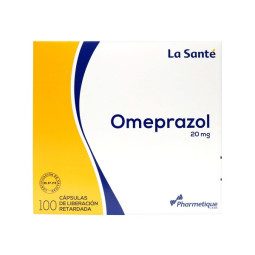 OMEPRAZOL 20 MG 100 CAPSULAS DE LIBERACION RETARDADA LA SANTE