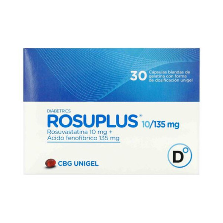 ROSUPLUS 10/135 MG 30 CAPSULAS BLANDAS