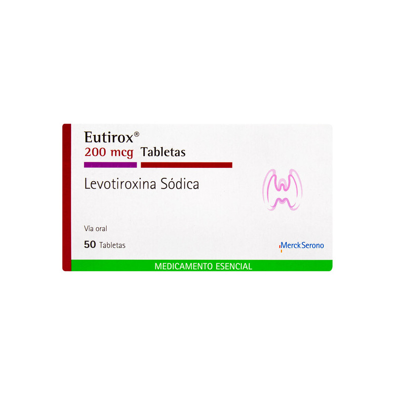 EUTIROX 200 MCG 50 TABLETAS