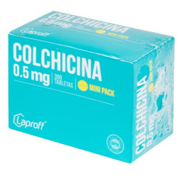 COLCHICINA 0.5 MG 300 TABLETAS LAPROFF