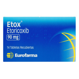 ETOX 90 MG 14 TABLETAS RECUBIERTAS