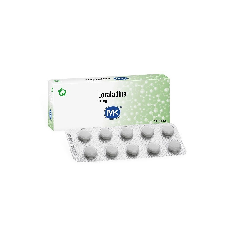 LORATADINA 10 MG 10 TABLETAS MK