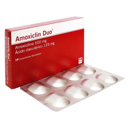 AMOXICLIN DUO 500/125MG 16 COMPRIMIDOS