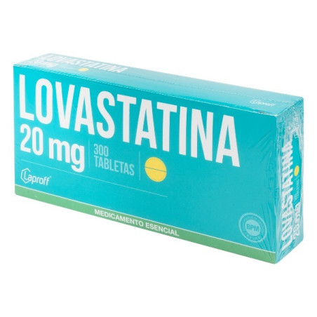 LOVASTATINA 20 MG 300 TABLETAS LAPROFF