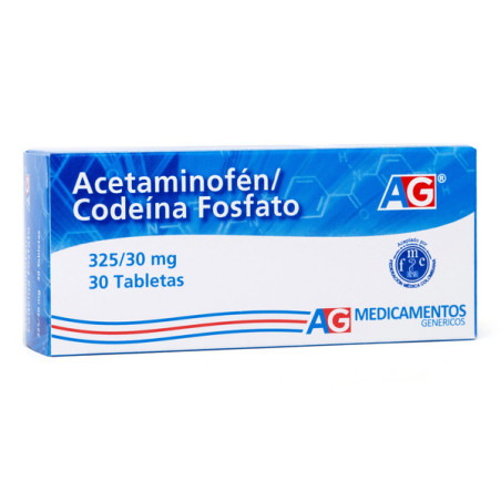 ACETAMINOFEN CODEINA 325/30MG 30 TABLETAS AMERICAN GENERICS