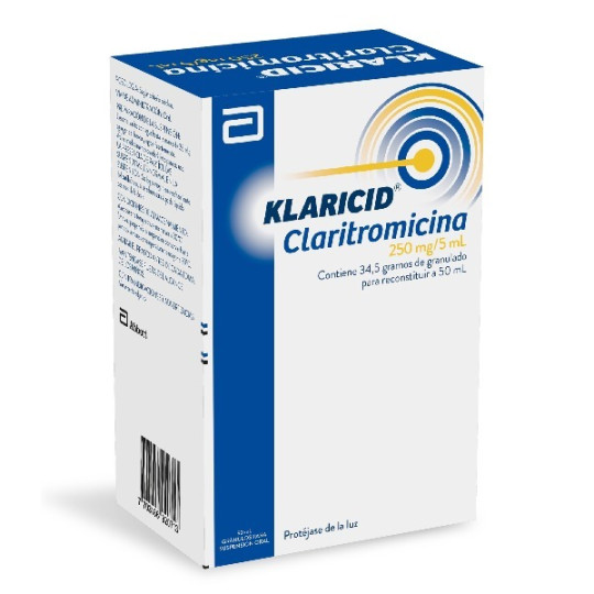 KLARICID SUSPENSION ORAL 250MG/5ML 50 ML