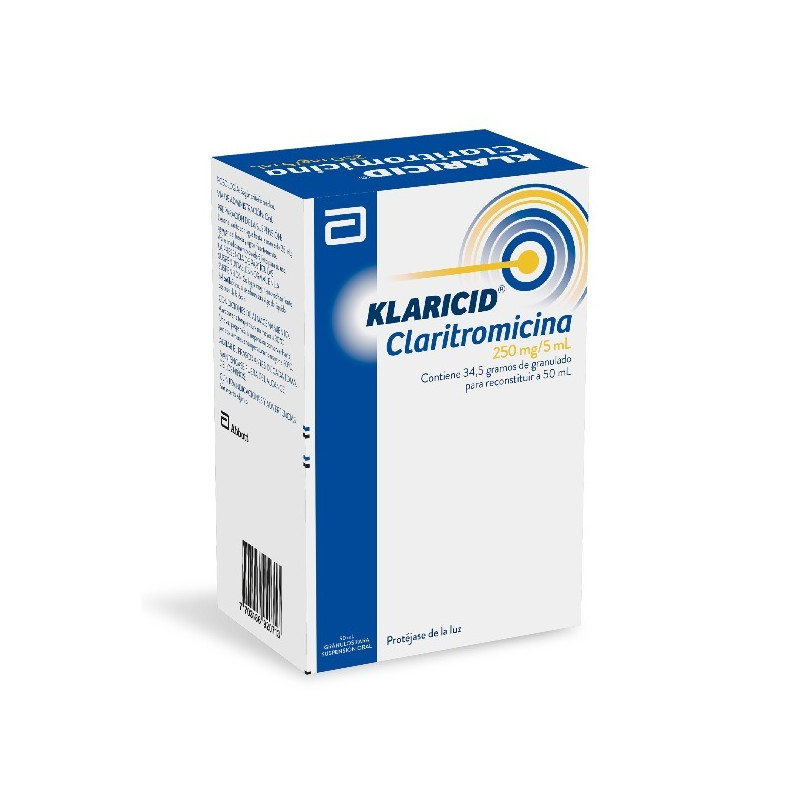 KLARICID SUSPENSION ORAL 250MG/5ML 50 ML