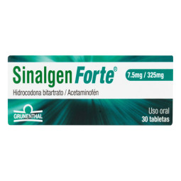 SINALGEN FORTE 7.5/325MG 30 TABLETAS