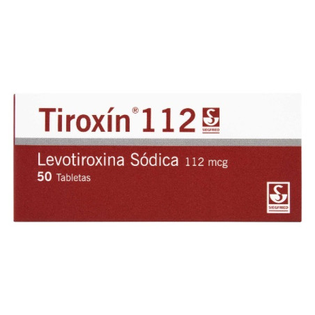 TIROXIN 112 MG 50 TABLETAS