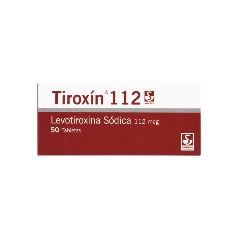 TIROXIN 112 MG 50 TABLETAS