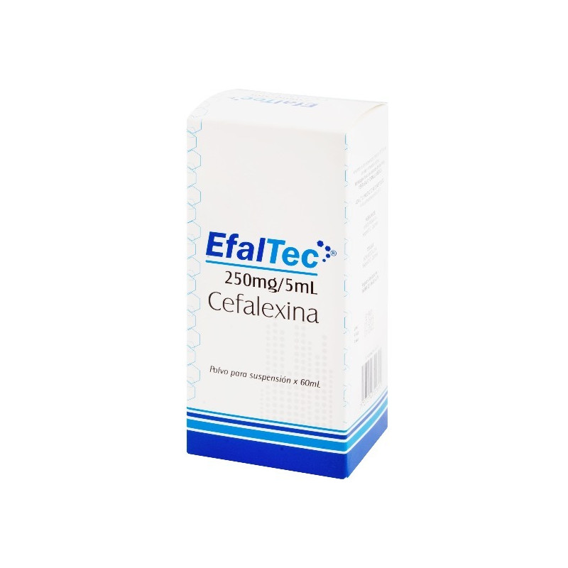 EFALTEC SUSPENSION ORAL 250MG/5ML 60 ML