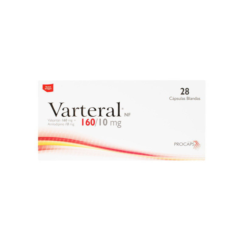 VARTERAL 160/10MG 28 CAPSULAS BLANDAS
