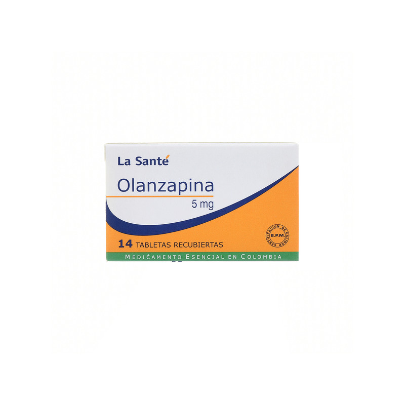 OLANZAPINA 5 MG 14 TABLETAS RECUBIERTAS LA SANTE