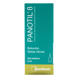 PANOTIL B SOLUCION OTICA 8 ML