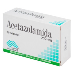 ACETAZOLAMIDA 250 MG 30 TABLETAS COLMED