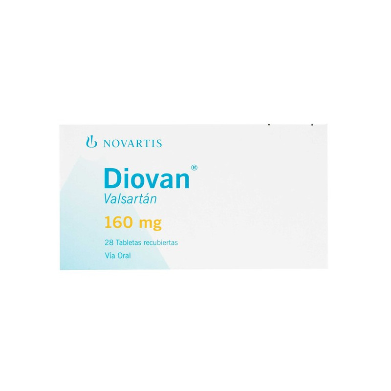 DIOVAN 160 MG 28 TABLETAS RECUBIERTAS