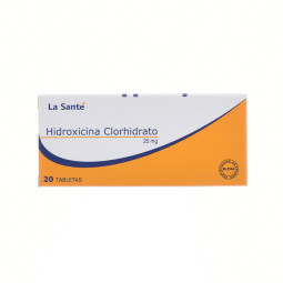 HIDROXICINA 25 MG 20 TABLETAS LA SANTE