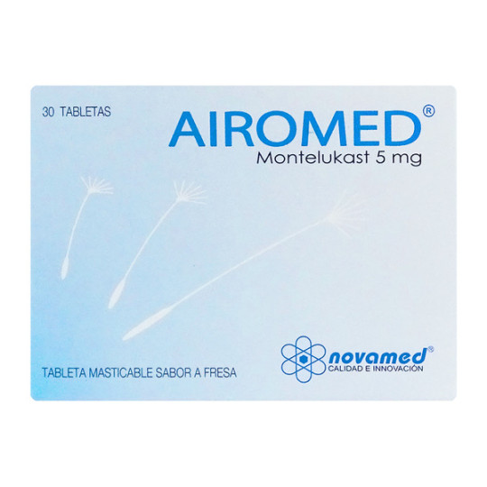 AIROMED 5 MG 30 TABLETAS MASTICABLES