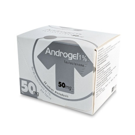 ANDROGEL 50 MG 30 SOBRES