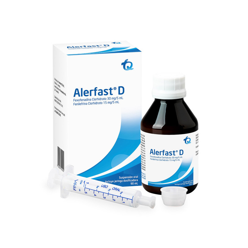ALERFAST D SUSPENSION ORAL 90 ML